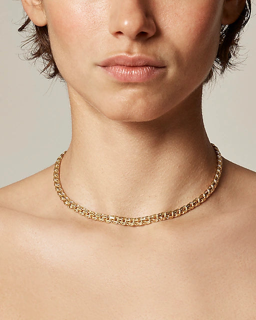 Metallic Rope Chain Necklace For Women